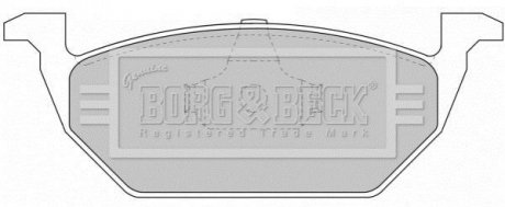 - Гальмівні колодки до дисків BORG & BECK BBP1618