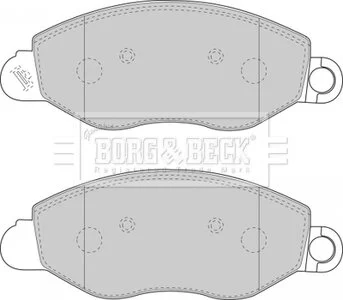 - Гальмівні колодки до дисків BORG & BECK BBP1714