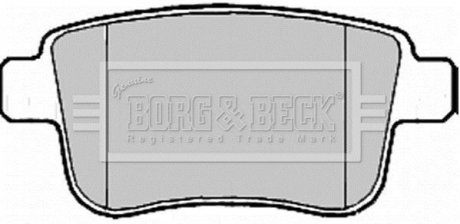 - Гальмівні колодки до дисків BORG & BECK BBP2185