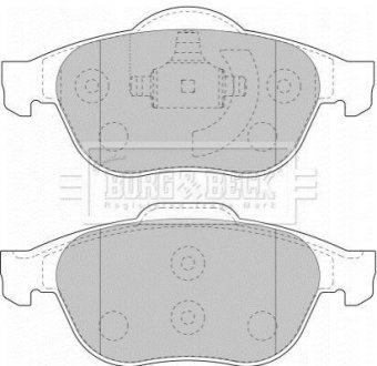 - Гальмівні колодки до дисків BORG & BECK BBP1731