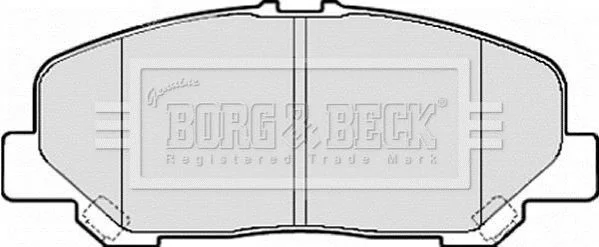 - Гальмівні колодки до дисків BORG & BECK BBP2082 (фото 1)