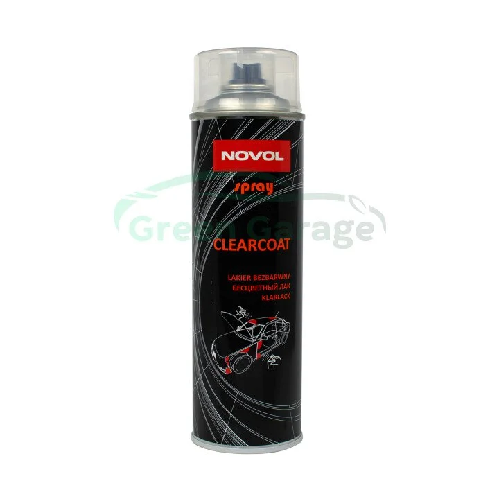 SPRAY CLEARCOAT (безбарвний лак) 500 ML 0,50л x6 Novol 34002 (фото 1)