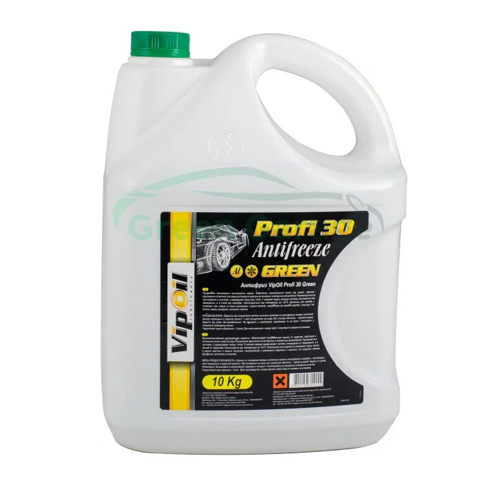 Антифриз VipOil Profi 30 Green (зелений) 10кг х2 VIPOIL 701394 (фото 1)