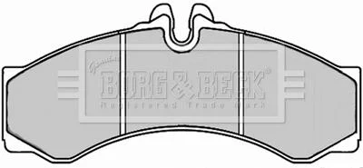 Гальмівні колодки до дисків BORG & BECK BBP2247 (фото 1)