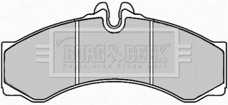 Гальмівні колодки до дисків BORG & BECK BBP2247