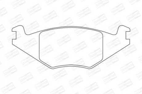 Гальмівні колодки до дисків CHAMPION 571315CH