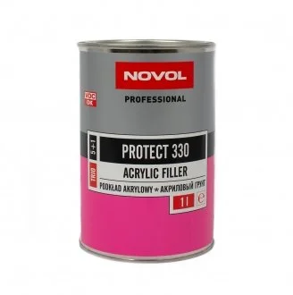 PROTECT 330 акриловий грунт 5+1 чорний 1,00л x6 Novol 37341