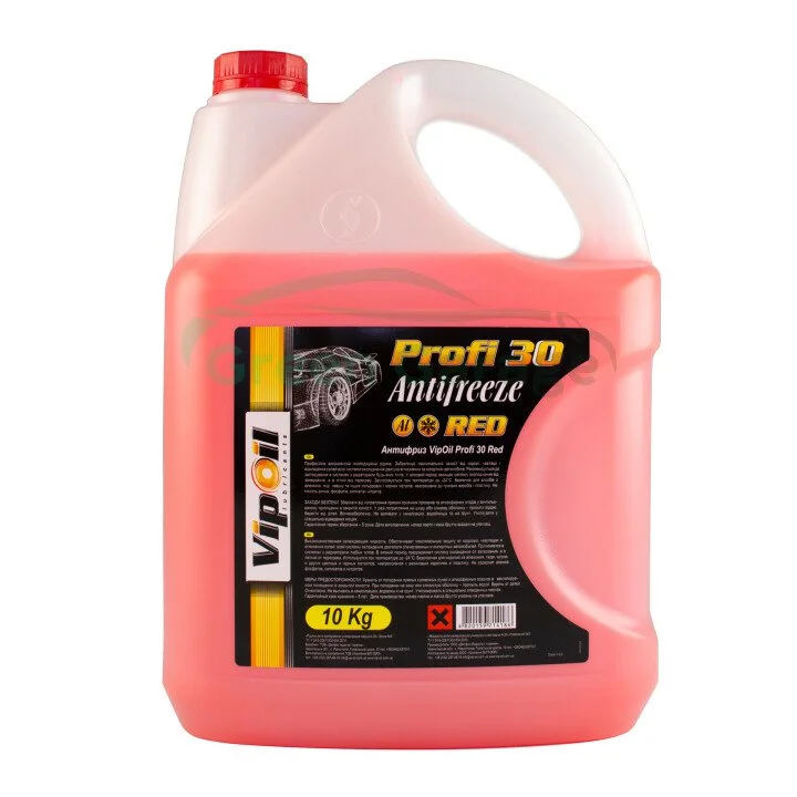 Антифриз VipOil Profi 30 Red (червоний) 10кг х2 VIPOIL 701391 (фото 1)