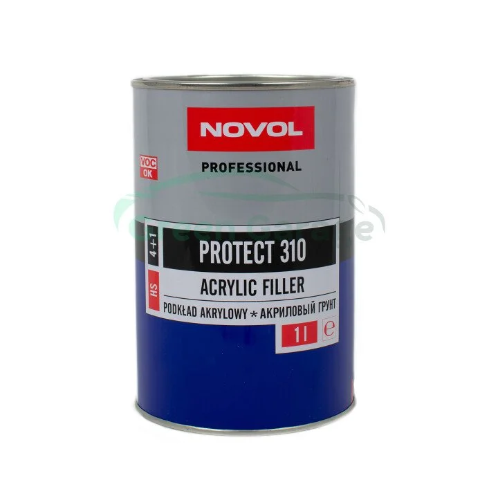 PROTECT 310 акриловий грунт 4+1 сірий 1,0л x6 Novol 37111 (фото 1)