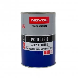 PROTECT 310 акриловий грунт 4+1 сірий 1,0л x6 Novol 37111