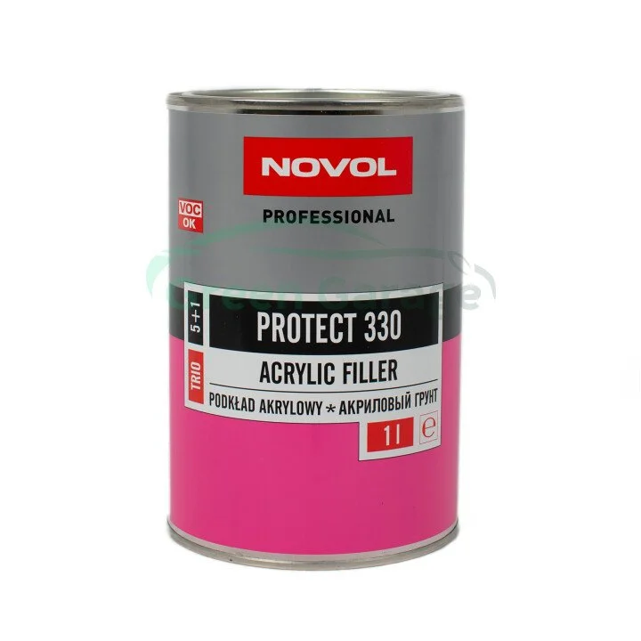 PROTECT 330 акриловий грунт 5+1 сірий 1,00л x6 Novol 37311 (фото 1)