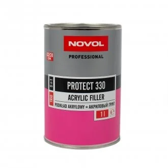 PROTECT 330 акриловий грунт 5+1 сірий 1,00л x6 Novol 37311