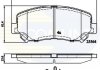 - Гальмівні колодки до дисків COMLINE CBP32252 (фото 1)