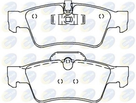 Гальмівні колодки, дискове гальмо (набір) COMLINE CBP06059