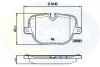 Comline - Гальмівні колодки до дисків COMLINE CBP02212 (фото 1)