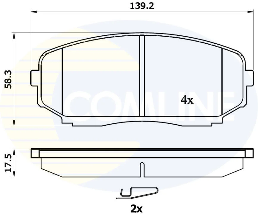 Comline - Гальмівні колодки до дисків COMLINE CBP31724 (фото 1)