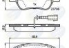 - Гальмівні колодки до дисків COMLINE CBP11037 (фото 1)