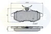 Comline - Гальмівні колодки до дисків COMLINE CBP01145 (фото 1)