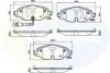 Гальмівні колодки (набір) COMLINE CBP12158 (фото 1)