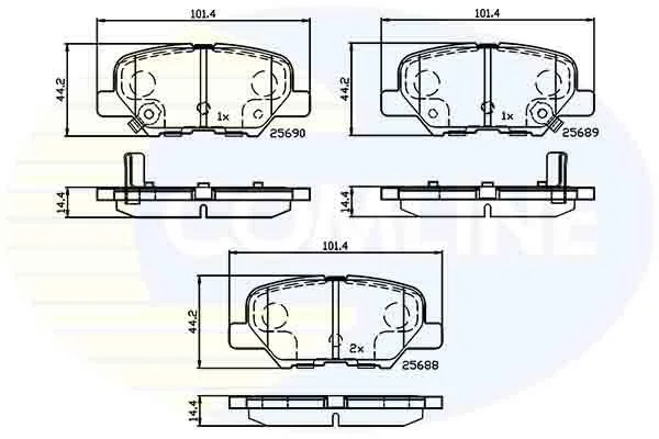 Comline - Гальмівні колодки до дисків COMLINE CBP32238 (фото 1)