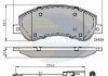 Гальмівні колодки, дискове гальмо (набір) COMLINE CBP21512 (фото 1)
