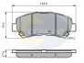 Гальмівні колодки, дискове гальмо (набір) COMLINE CBP01577 (фото 1)