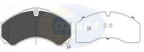 - Гальмівні колодки до дисків COMLINE CBP16031