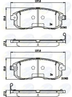 Comline - Гальмівні колодки до дисків COMLINE CBP32202