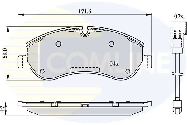 Comline - Гальмівні колодки до дисків COMLINE CBP22142 (фото 1)