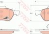 Комплект гальмівних колодок до дискових гальм TRW GDB1687 (фото 4)