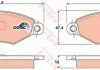 Колодка торм. диск. CITROEN XSARA, RENAULT KANGOO (KC0/1_) передн. TRW GDB1321 (фото 2)