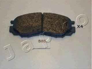 -Колодки гальмівні дискові передні JAPKO 50585