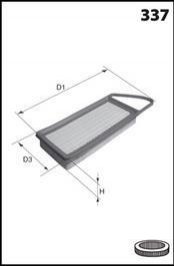 Фільтр повітря MECAFILTER ELP9026