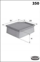 Фільтр повітря (аналогWA9770/LX3542) MECAFILTER ELP9379