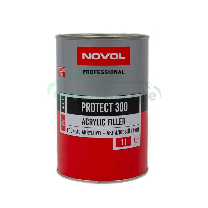 PROTECT 300 акриловий грунт 4+1 білий 1,0л x6 Novol 37031 (фото 1)