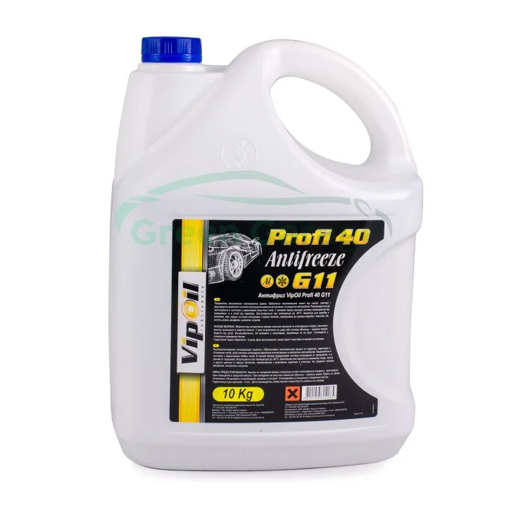 Антифриз VipOil G11 Profi 40 (синій), 10кг х2 VIPOIL 701400 (фото 1)