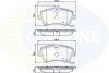 Гальмівні колодки, дискове гальмо (набір) COMLINE CBP0854 (фото 1)