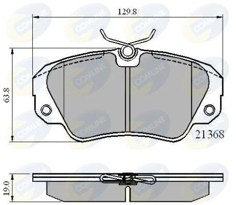 Comline - Гальмівні колодки до дисків COMLINE CBP0493 (фото 1)