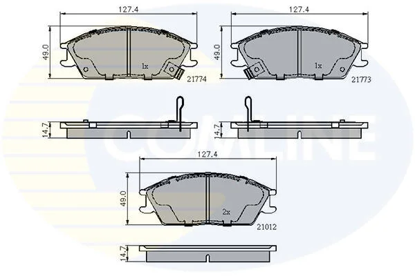 Comline - Гальмівні колодки до дисків COMLINE CBP3253 (фото 1)