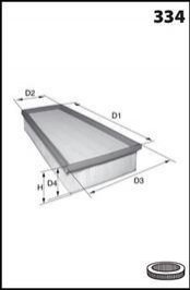 Фільтр повітря (аналогWA6595/LX773) MECAFILTER ELP3779