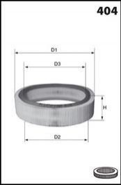 Фільтр повітря (аналогWA6697/LX2844) MECAFILTER EL3822