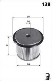 Фільтр палива MECAFILTER ELG5218