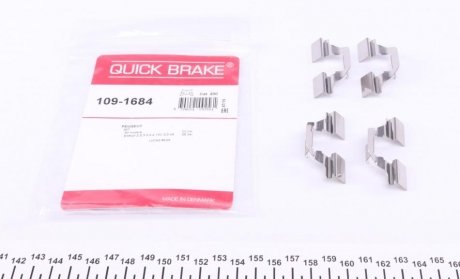 Монтажний набір дискових колодок QUICK BRAKE 109-1684