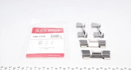 Монтажний набір гальмівної колодки QUICK BRAKE 1091729