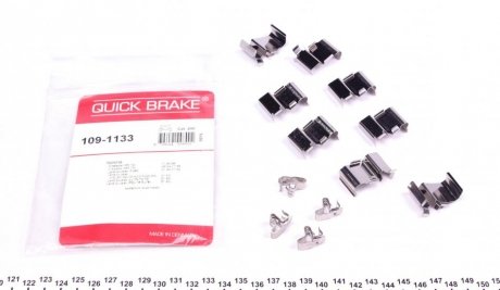 Монтажний компл.,гальм.колодки QUICK BRAKE 109-1133