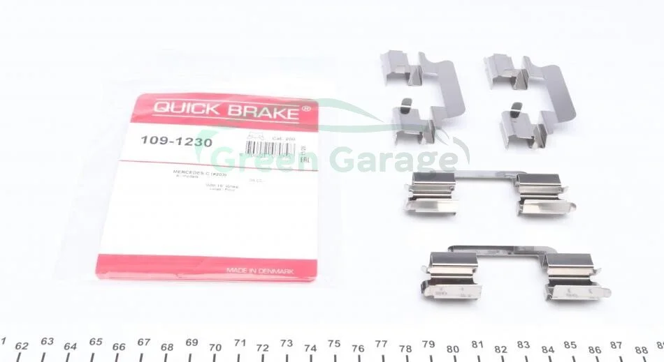 Монтажний набір гальмівної колодки QUICK BRAKE 1091230 (фото 1)
