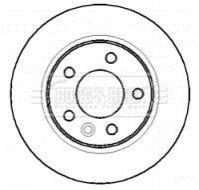 - Диск гальмівний (2 шт) BORG & BECK BBD4387