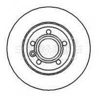 Гальмівний диск BORG & BECK BBD4214