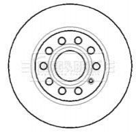 Гальмівний диск BORG & BECK BBD4315