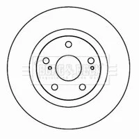 Гальмівний диск BORG & BECK BBD4606